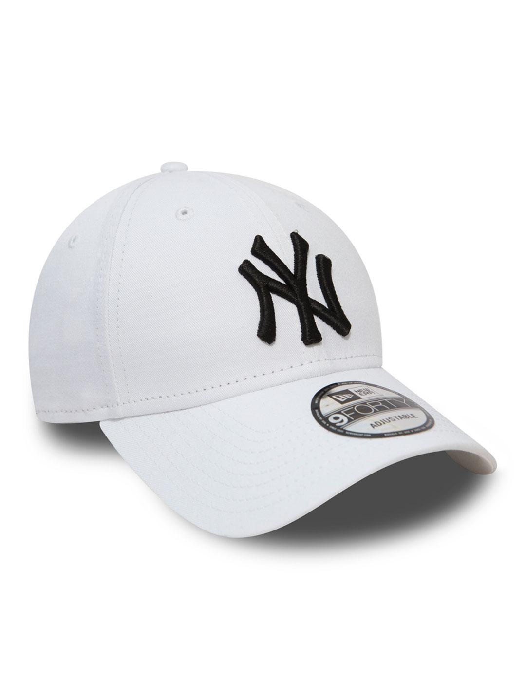 Gorra Unisex New Era 940 New York Yankees Blanca