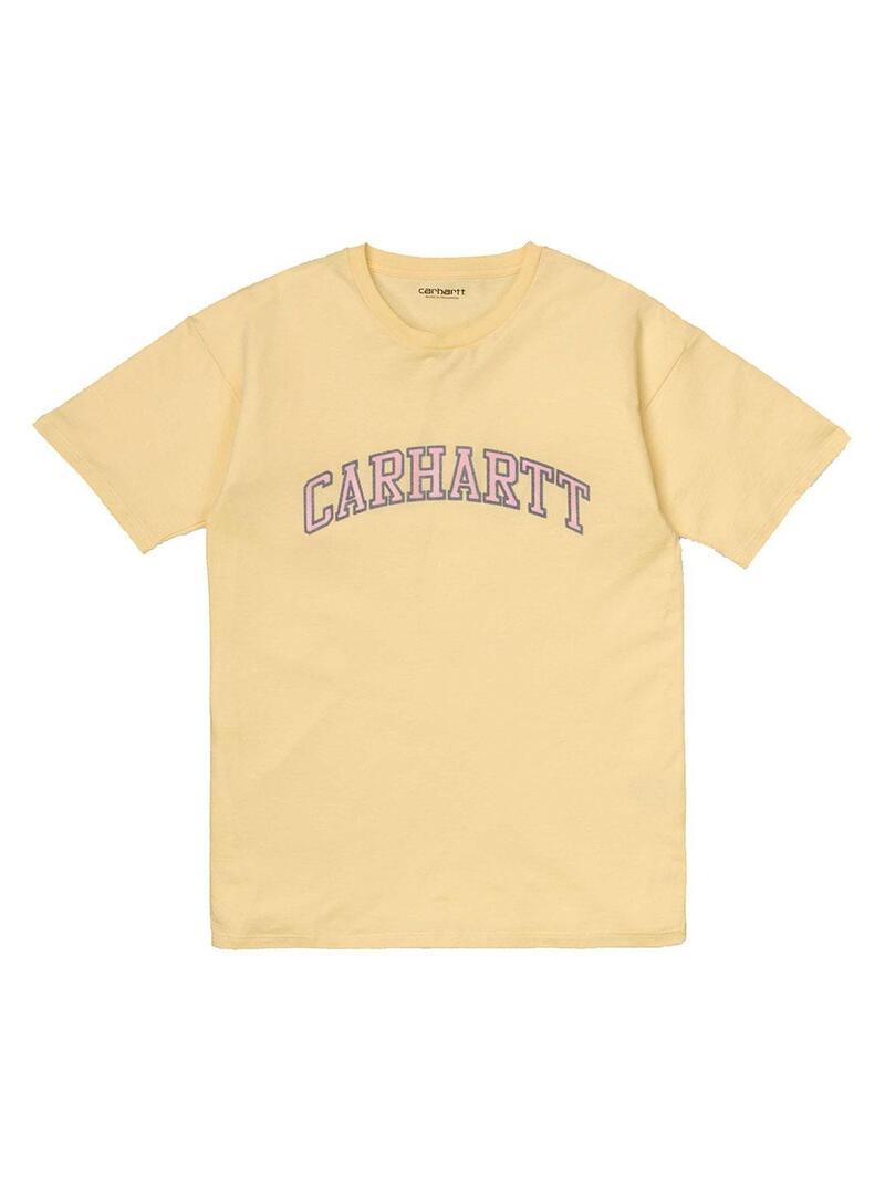 Camiseta Mujer Carhartt WIP Princeton Amarilla