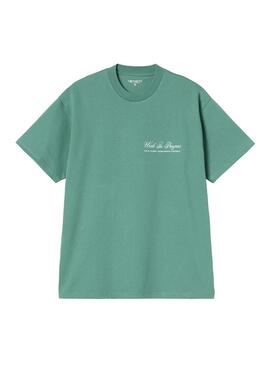 Camiseta Hombre Carhartt WIP Cloud Verde