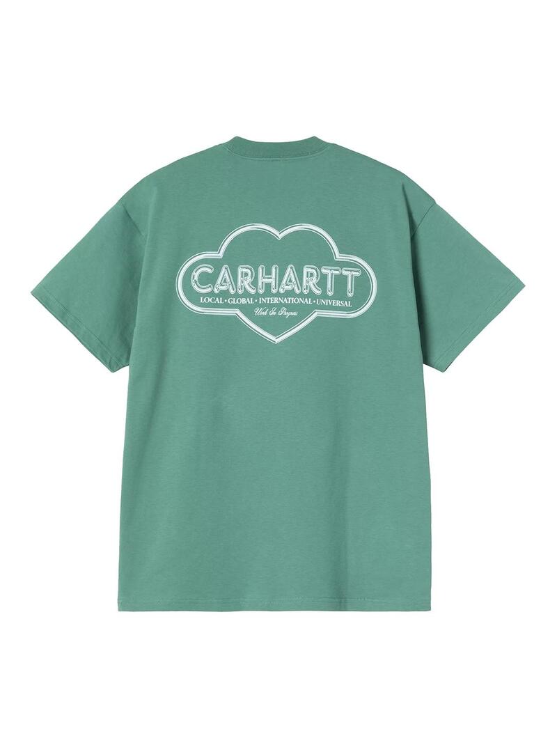 Camiseta Hombre Carhartt WIP Cloud Verde