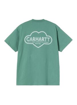 Camiseta Hombre Carhartt WIP Cloud Verde