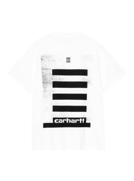 Camiseta Hombre Carhartt WIP Archive Lines Blanco