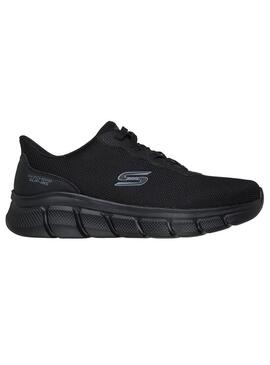 Zapatilla Hombre Skechers Bobs B Slip In Negro