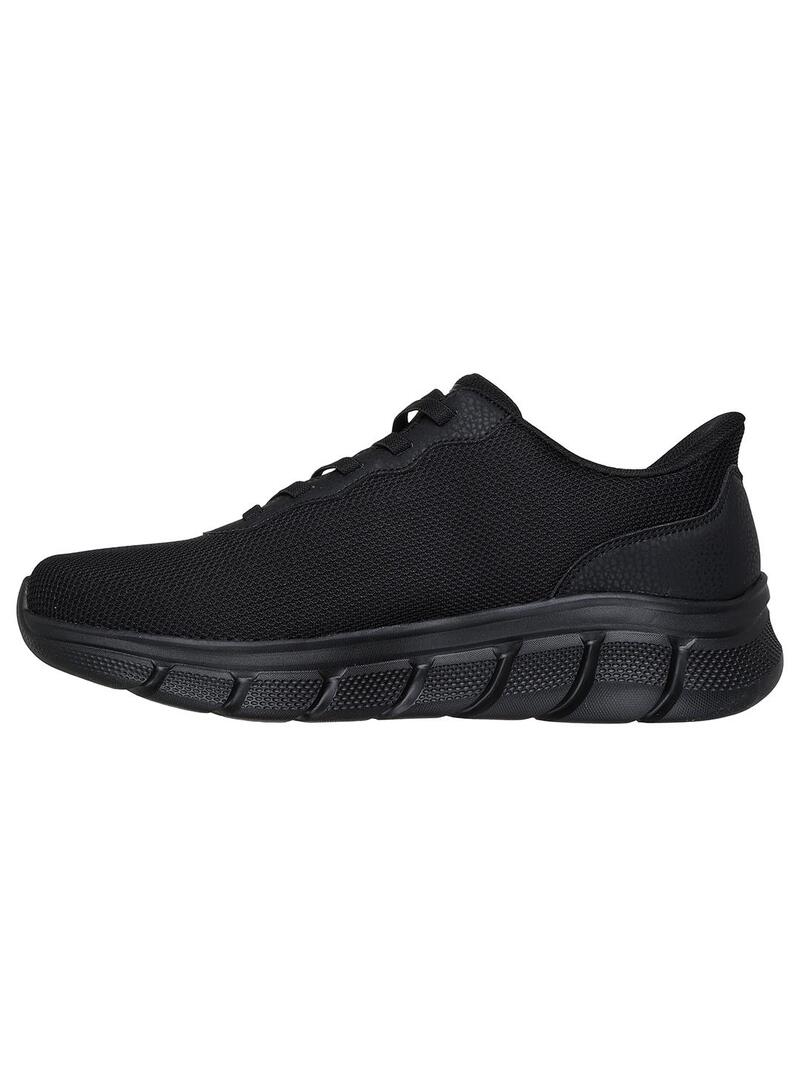 Zapatilla Hombre Skechers Bobs B Slip In Negro