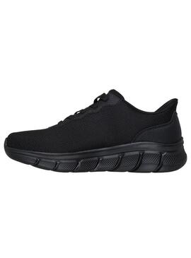 Zapatilla Hombre Skechers Bobs B Slip In Negro