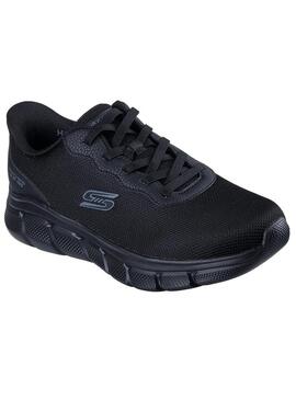 Zapatilla Hombre Skechers Bobs B Slip In Negro