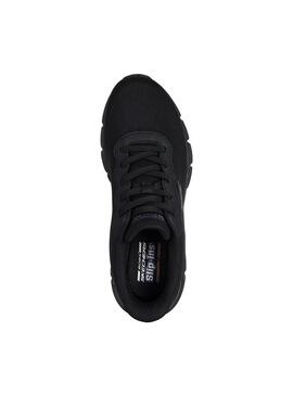 Zapatilla Hombre Skechers Bobs B Slip In Negro