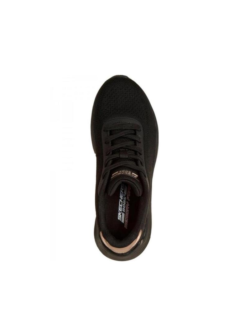 Zapatilla Mujer Skechers Bobs Waves Negro