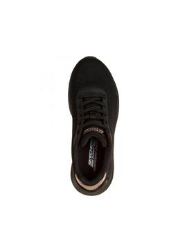 Zapatilla Mujer Skechers Bobs Waves Negro