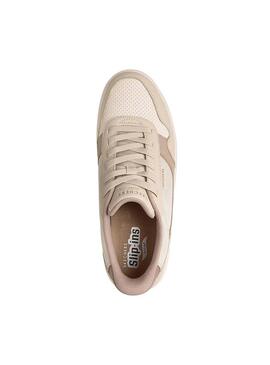 Zapatilla Hombre Skechers Arch Fit Slip In Beige