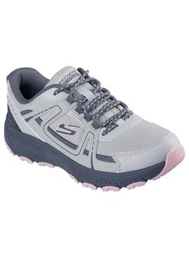 Zapatilla Mujer Skechers Hillcrest 2 Gris/Rosa
