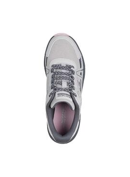 Zapatilla Mujer Skechers Hillcrest 2 Gris/Rosa