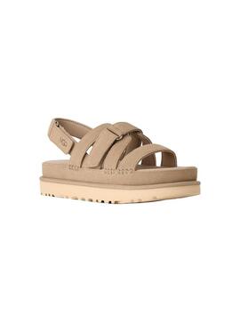 Sandalia Mujer UGG GoldenStar Gleam Crema