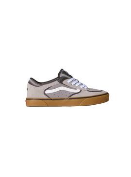 Zapatilla Hombre Vans Rowley Classic Gum Gris