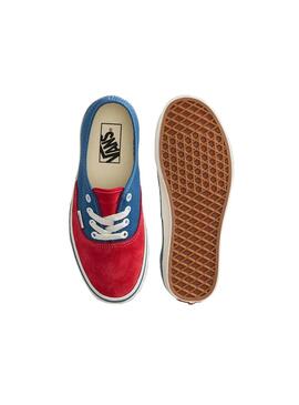 Zapatilla Hombre Vans Authentic Prmy Rojo Azul