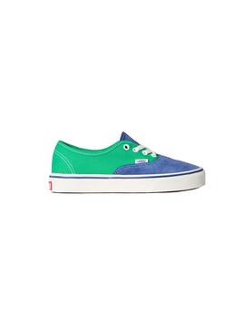 Zapatilla Mujer Vans Authentic Verde Azul