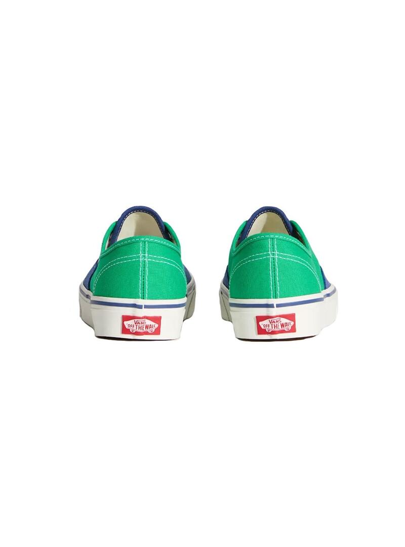 Zapatilla Mujer Vans Authentic Verde Azul