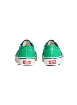 Zapatilla Mujer Vans Authentic Verde Azul