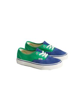 Zapatilla Mujer Vans Authentic Verde Azul