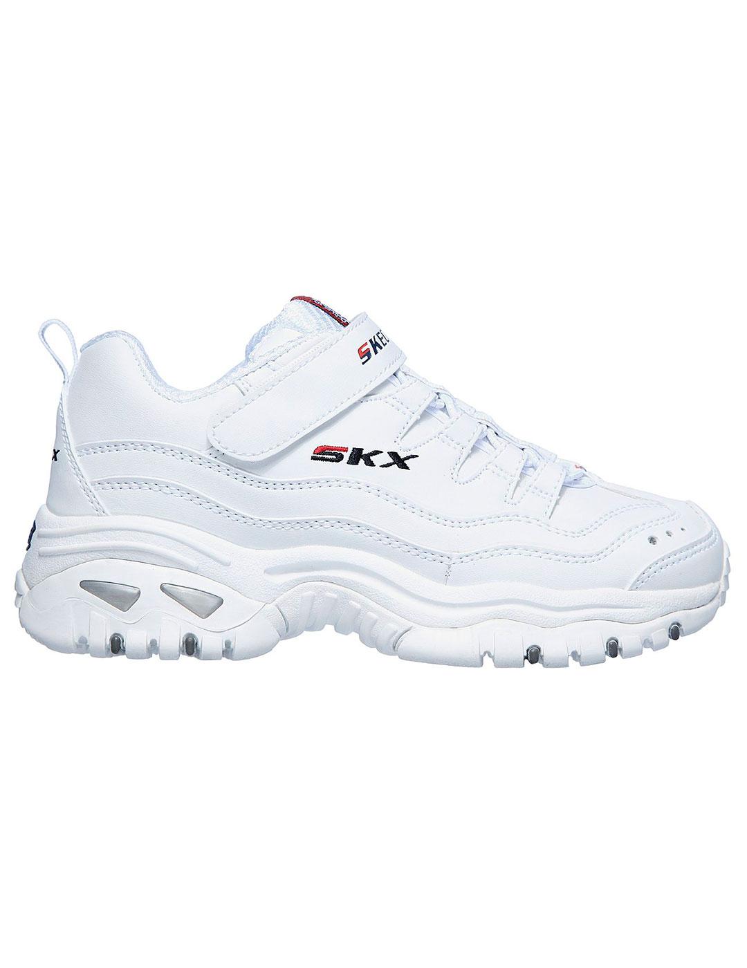 Zapatilla Ni a Skechers Energy Blanco