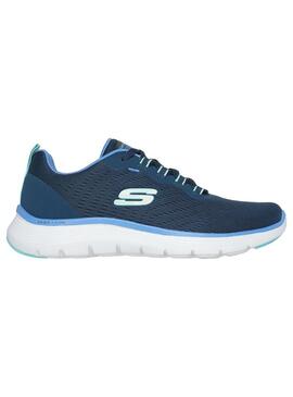 Zapatilla Mujer Skechers Flex Appeal 5.0 Marino