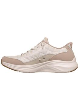 Zapatilla Mujer Skechers Contour Foam Slip Beige