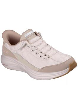 Zapatilla Mujer Skechers Contour Foam Slip Beige
