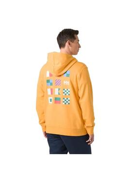 Sudadera Hombre Helly Hansen Shoreline Naranja