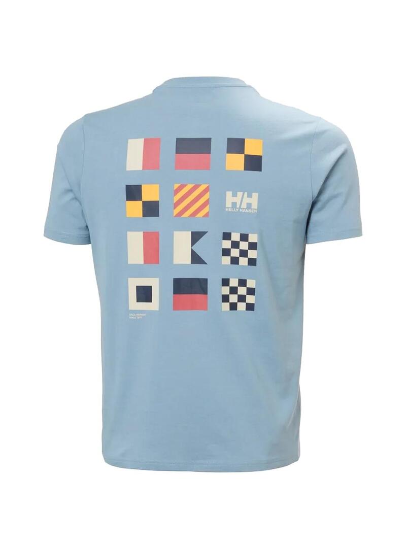 Camiseta Hombre Helly Hansen Shoreline Azul