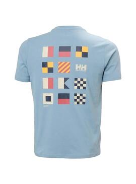 Camiseta Hombre Helly Hansen Shoreline Azul