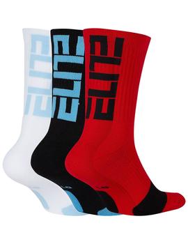 Calcetines Unisex Nike Elite Crew Tricolor