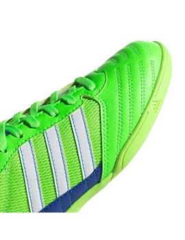 Bota Sala Junior adidas Super Sala Verde/Azul