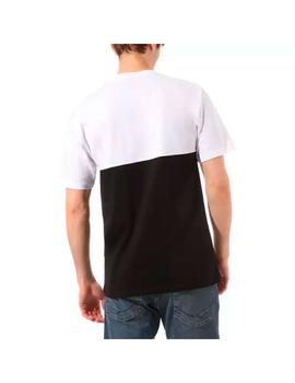 Camiseta Hombre Vans Colorblock Blanco/Negro
