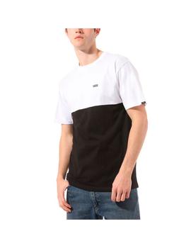 Camiseta Hombre Vans Colorblock Blanco/Negro