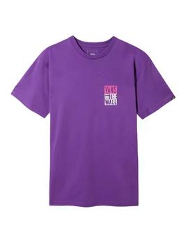 Camiseta Hombre Vans New Stax Violeta