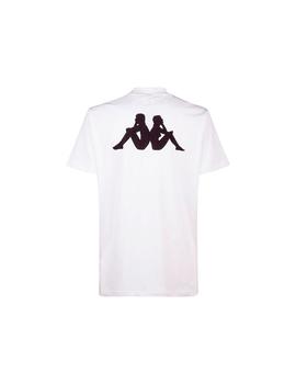 Camiseta Hombre Kappa Cantid Authentic Jpn Blanca