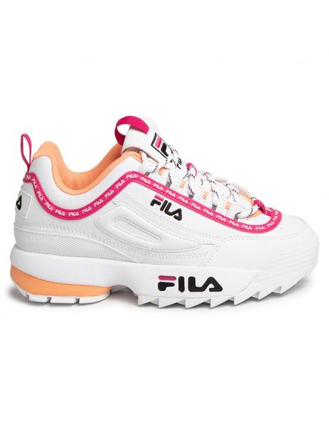 Zapatilla Fila Disruptor Logo Rosa/Coral