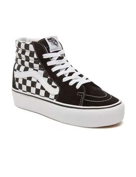 Zapatilla Mujer Vans Sk8-Hi Plataforma 2.0 Cuadros
