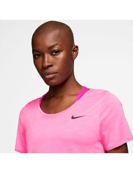 Camiseta Mujer Nike Runway Rosa Fluor
