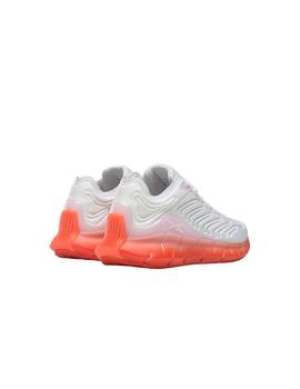 Zapatilla Mujer Reebok Zig Kinetica Blanco/Naranja