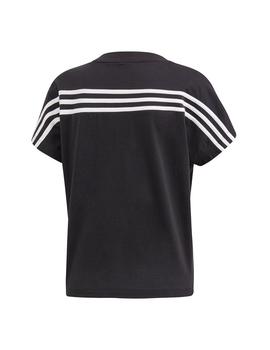 Camiseta Mujer adidas MH 3S Negra