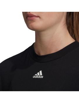 Camiseta Mujer adidas MH 3S Negra