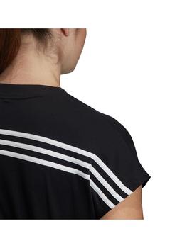 Camiseta Mujer adidas MH 3S Negra