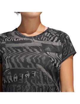 Camiseta Mujer adidas Own The Run Gris