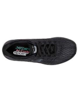 Zapatilla Mujer Skechers Flex Appeal Negro