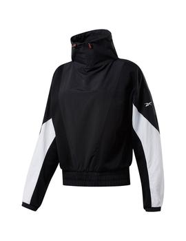 Cortavientos Mujer Reebok Cover Negra