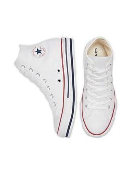 Zapatilla Junior Converse Plataforma Eva Hi Blanca