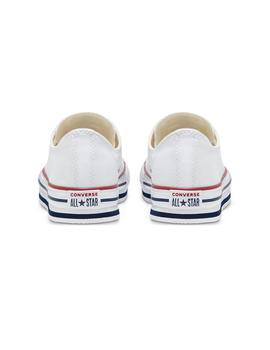 Zapatilla Junior Converse Plataforma Eva Ox Blanca