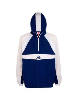 Sudadera Hombre Kappa  Bakit Auth Jkt Blanca/Azul